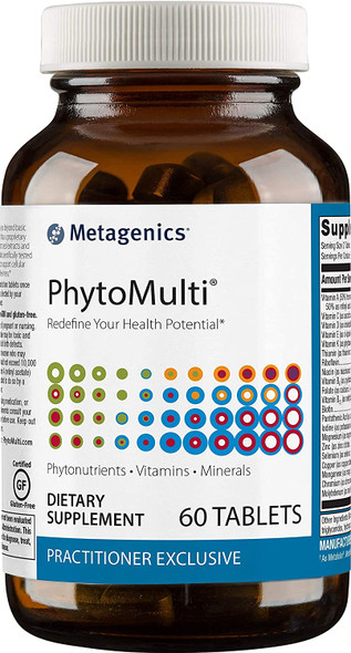 Metagenics PhytoMulti Without Iron and OmegaGenics EPA-DHA 720 Bundle Multivitamin Supplement Bundled with Omega-3 Fish Oil for Cardiovascular, Musculoskeletal, & Immune System Health, 60 Count