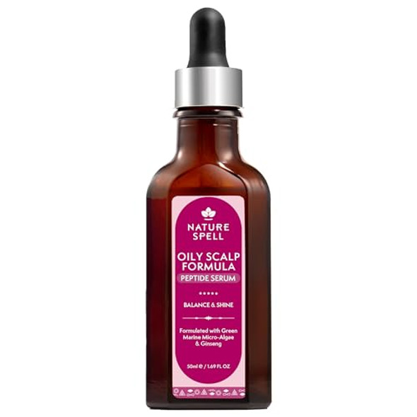Nature Spell Scalp Serum For Oily Scalp Treatment With Ginseng Witch Hazel & Peptides 1.69 Fl Oz