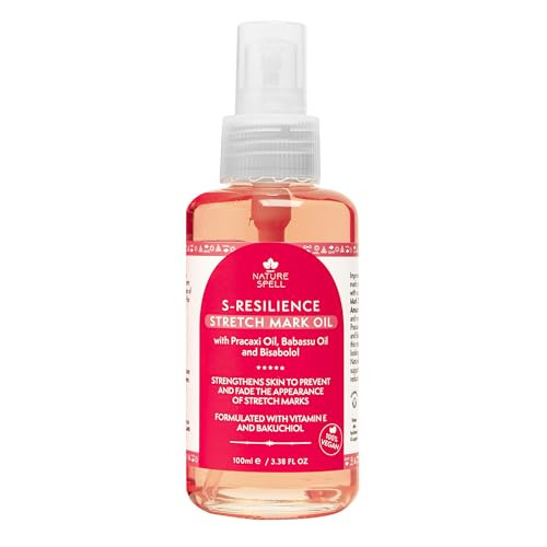 Nature Spell Stretch Mark Oil For Women Vegan Body Oil For Stretch Marks Scars & Uneven Skin Tone 3.38 Fl Oz