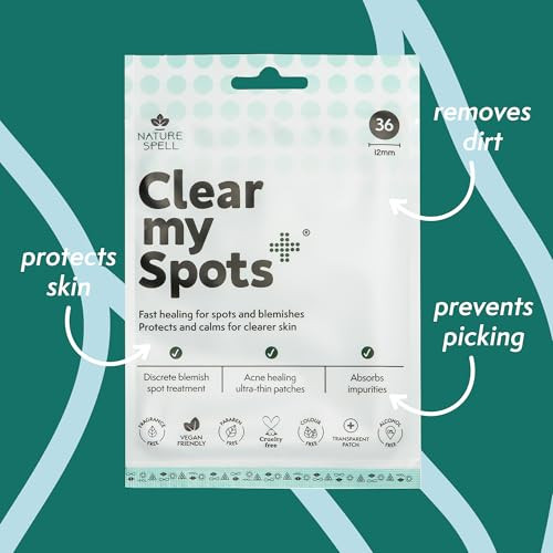 Nature Spell Clear My Spots Patches Removes Dirt And Excess Oils Targets Pimples And Blemishes Vegan Translucent 36 Patches