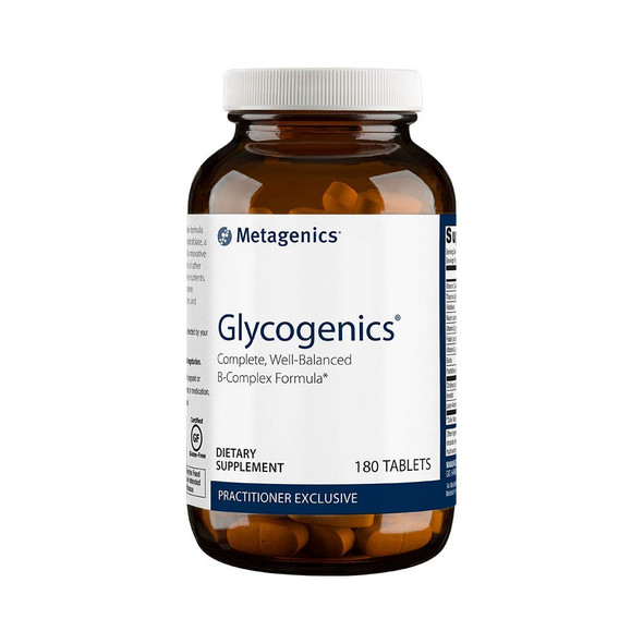 Metagenics Glycogenics Complete, Well-Balanced B-Complex Formula 180 servings