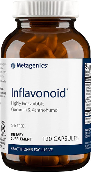 Metagenics Inflavonoid Highly Bioavailable Curcumin & Xanthohumol 120 servings