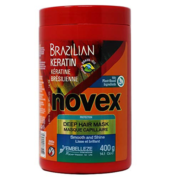 Novex Novex Brazilian Keratin Hair Mask 14 Oz Bottle 14.0 Ounces (Pack Of 6)