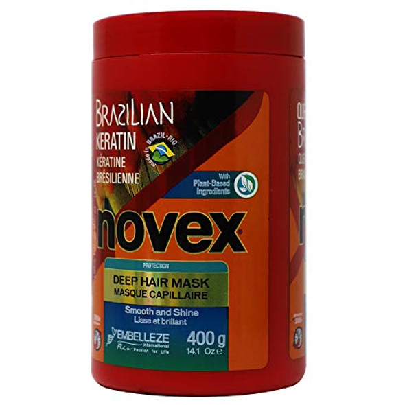 Novex Novex Brazilian Keratin Hair Mask 14 Oz Bottle 14.0 Ounces (Pack Of 6)