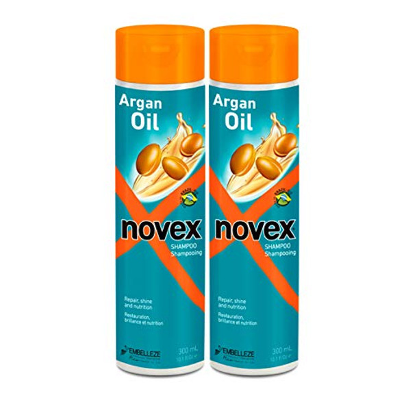 Novex Argan Oil Shampoo 300Ml/ 10.1Oz (Pack Of 2)