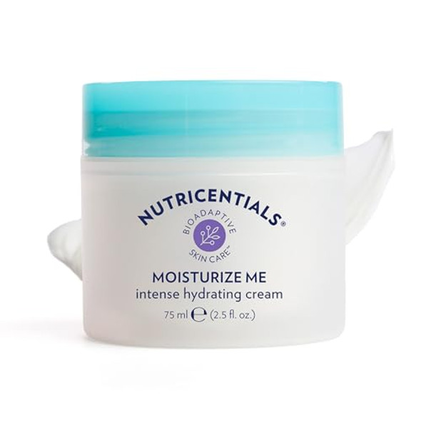 Nu Skin Moisturize Me Intense Hydrate Cream 2.5 Fl Oz - Nighttime Restoration With Bioadaptive Botanicals Aloe Pistachio Nut Oil And Vitamin E - Wake Up To Refreshed Soft Smooth Skin