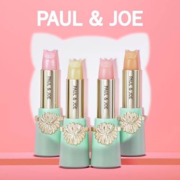 Paul & Joe Tinted Lipstick Cat-Shaped Lip Tint Refill Only Case Sold Separately Long-Lasting Moisturizing Customizable Pink Shade With Cocoa Butter & Vitamin E 0.09 Oz