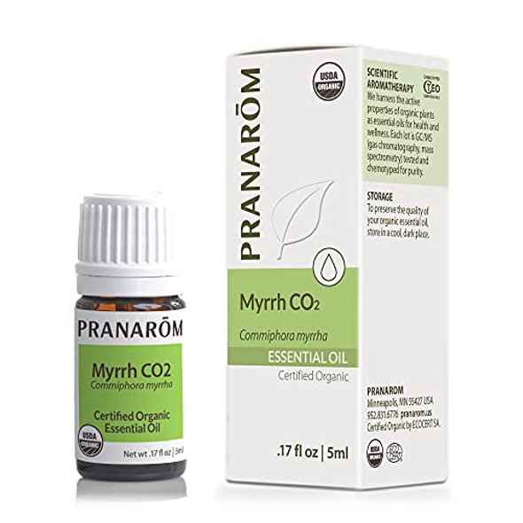 Pranarom - Myrrh Essential Oil (5Ml) - 100% Pure Natural Therapeutic Grade Essential Oil For Skincare And Respiratory Support Usda And Ecocert Organic