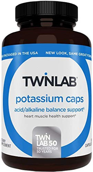 Twinlab Potassium Caps With Potassium Aspartate Capsules 90 Capsules
