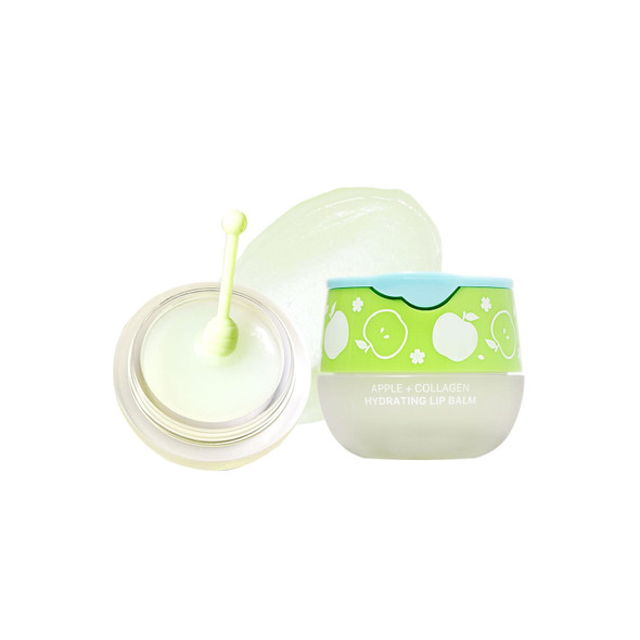 KSBC LOOK AT ME Apple+Collagen Hydrating Lip Balm Long Lasting Moisture Natural Ingredients Korean Skin Care Nourishing and  Plumping Lip Treatment for Dry Lips Gift for Women (0.2 fl oz)