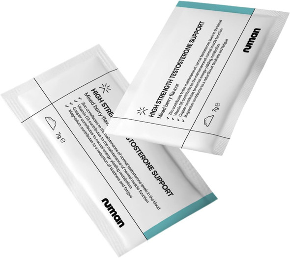 NUMAN  High Strength Testosterone Supplements for Men - Anabolic Supplement to Enhance Male Testosterone Levels Muscle Growth Strength Training & Reduces Fatigue - Daily Dietary Supplement - Berry Flavour