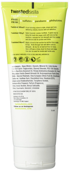 Atlas Ethnic Company Twisted Sista Curl Activator With Coconut Avocado & Almond Oils Creme 7.5 Fl Oz (Pack of 1)
