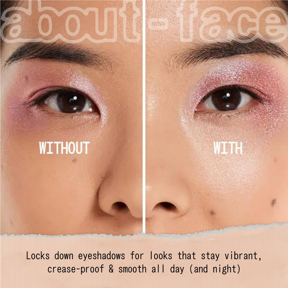 about-face Shadow Fix Eye Primer – Long-Wear Crease-Proof Lightweight Eyeshadow Base – Vegan Cruelty-Free Clean Beauty – 0.405 oz