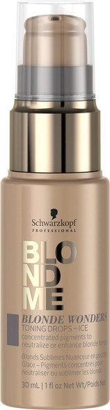 BLONDME BLONDE WONDERS Toning Drops – Refresh and Enrich Blonde Tones – Vegan Hair Care - 30ml