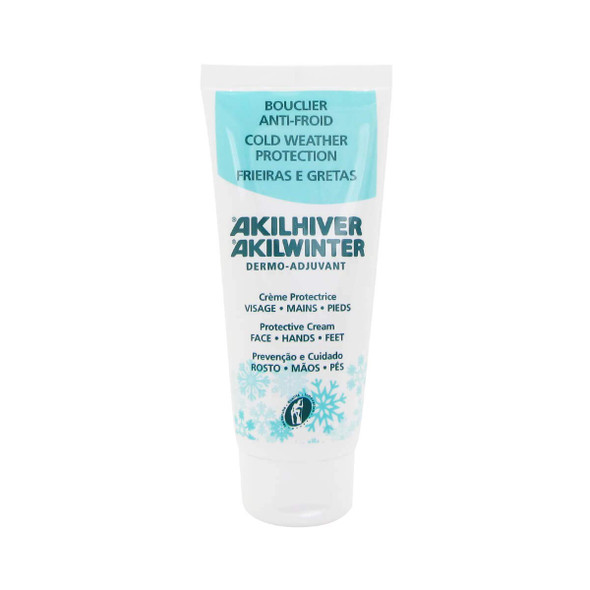Akileine Akilwinter Protective Cold Weather Cream for Face Hands & Feet - Moisturizer for Chilblains Frostbites & Cracks Face Cream for Dry Skin Deep Nourishing Prevention & Care 3.4 Fl Oz