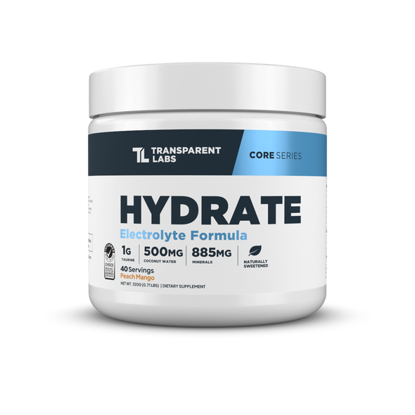 Transparent Labs Hydrate  Peach Mango 40 servings