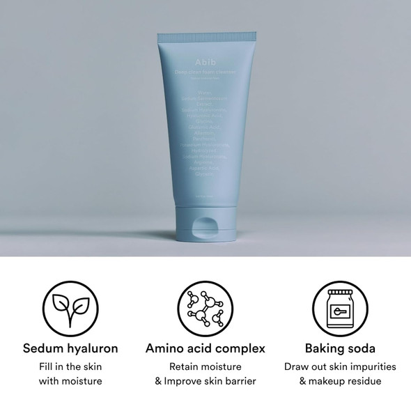 Abib Deep Clean Foam Cleanser Sedum Hyaluron Foam 150ml