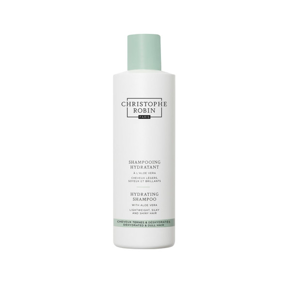 Christophe Robin Hydrating Shampoo With Aloe Vera - Lightweight Ultra-Hydrating - for Dry Dull Hair 8.4 fl. oz