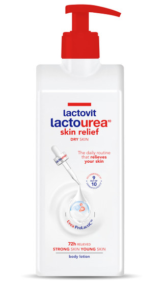 Lactovit | Lactourea Body Lotion | Hydrating Moisturiser for Dry Skin | With Urea ProLactiC10 Complex, Lactic Acid & Pure Urea | Soft & Youthful Skin | Dermatologist Recommended | 400 ml