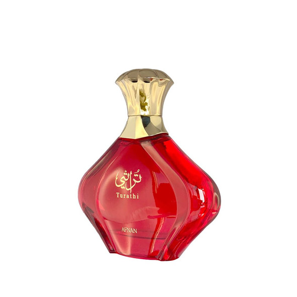 Afnan Turathi Red Eau de Parfum for Women, 3.0 Fl. Oz