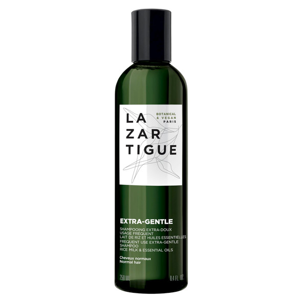 Lazartigue Extra Gentle Hair Shampoo Prevents Irritations & Dandruff Enhances Strength & Shine Vegan Sulfate & Silicone Free  8.4 Fl Oz