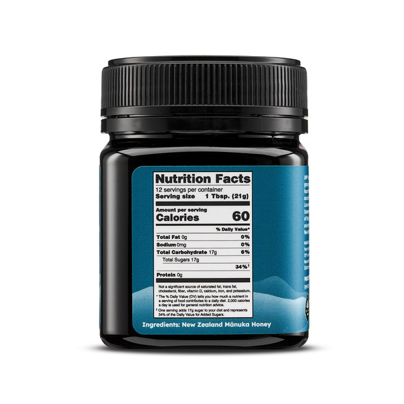 Melora Raw Manuka Honey from New Zealand | UMF 15+ | MGO 525+ | 8.8 Oz Jar