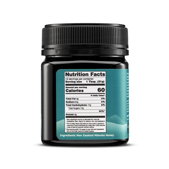 Melora Raw Manuka Honey from New Zealand  UMF 10+  MGO 265+  8.8 Oz Jar
