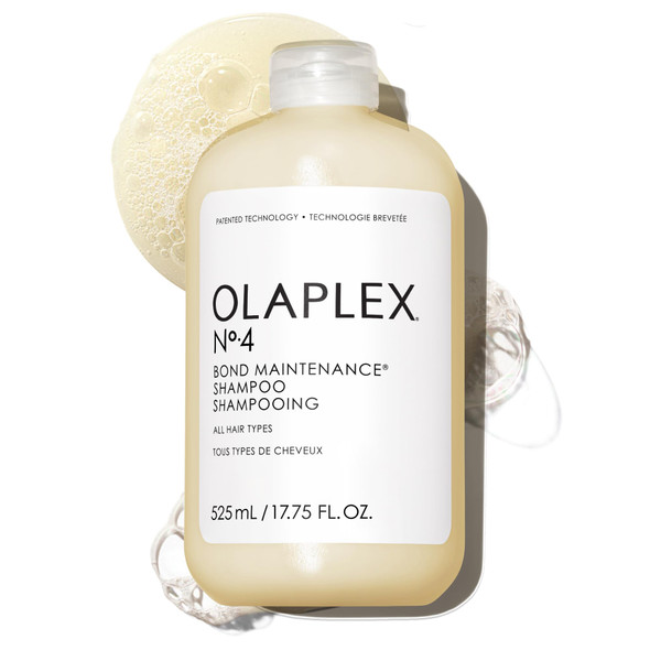Olaplex No. 4 Bond Maintenance Shampoo Repairs Strengthens & Nourishes All Hair Types Adds Shine & Leaves Hair Feeling Soft  17.75 Fl Oz