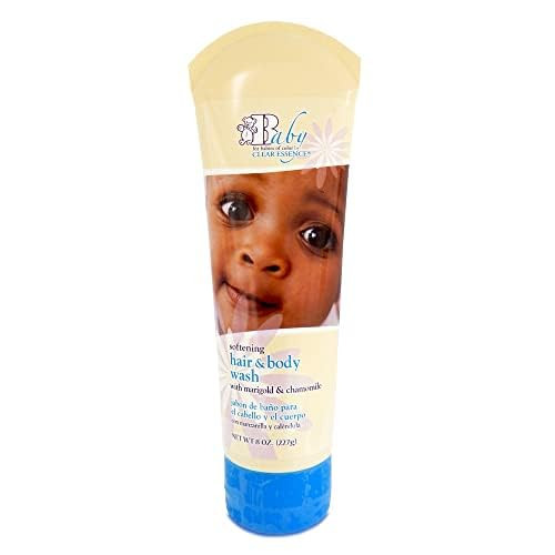Clear Essence Baby Softening Hair & Body Wash with Marigold & Chamomile - 8 oz| Gentle Tear-Free Baby Wash for Delicate Skin & Hair | Nourishing Baby Bath Formula with Calendula for Ultimate Skin Care