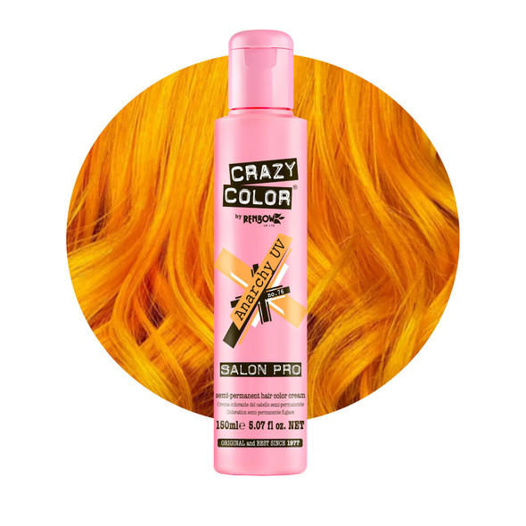 Crazy Color Crazy Color Salon Pro Semi Permanent Hair Color - 76 Anarchy Hair Color Women 5.07 oz