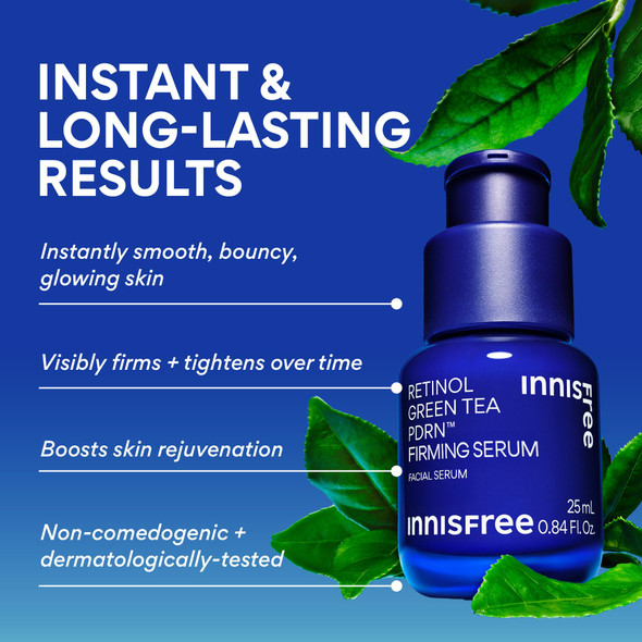 innisfree Green Tea Retinol PDRN Firming Serum - 0.84 fl. oz.