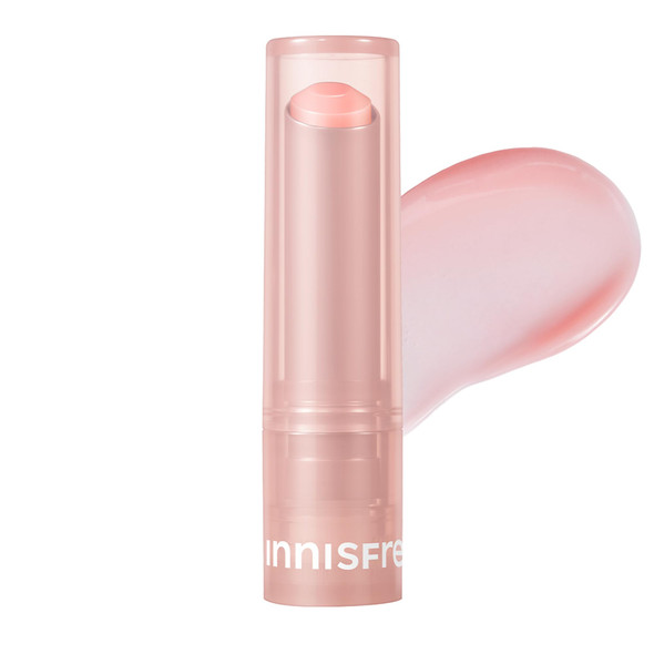innisfree Dewy Tint Lip Balm with Hyaluronic Acid & Ceramides Korean Hydrating Tinted Balm Sheer Lipstick-Baby Pink