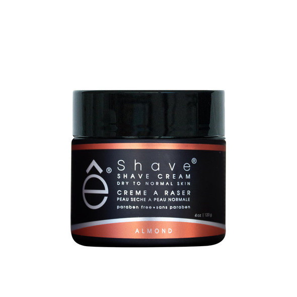 eShave Shaving Cream for Men 4 oz, Almond prevents shaving irritation and razor burn generates a rich lather for a soft silky Smoothest Shave  Almond