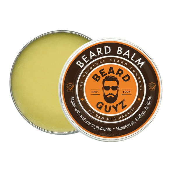 Beard Guyz Beard Balm – Beard Conditioner and Styler for Men, Softens, Tames, and Moisturizes Facial Hair, 3 oz