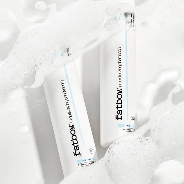 Fatboy Moisturizing Shampoo Hydrating Daily Hair Shampoo for Shine Moisture Gentle Cleansing with Coconut Oil Avocado Oil & Quinoa Hair Care for All Hair Types Paraben Free Color Safe 10 oz