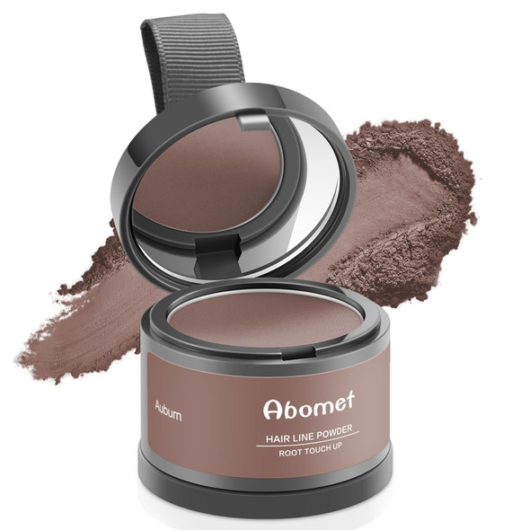 Abomet Root Touch Up Instantly Gray Hair Coverage Hairline Powder Dark Brown For Women Men Hair Fibers For Thinning Hair