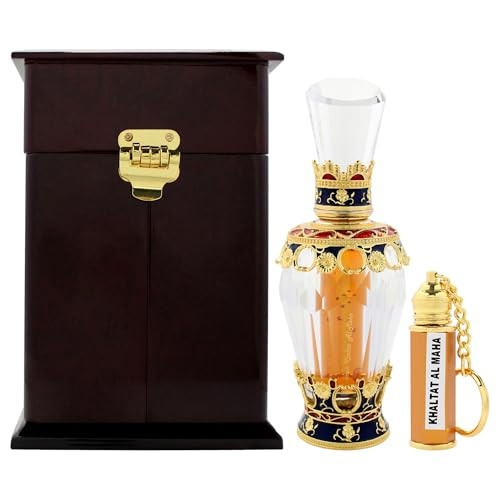 Al Haramain Khaltat Al Maha For Unisex - 0.8 Oz Concentrated Perfume Oil - Arabian Perfume For Women And Men - Long Lasting Fragrance - Arabic Perfume