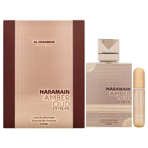 Al Haramain Amber Oud Gold Edition Extreme - Unisex Arabian Perfume For Women And Men - Long Lasting Amber Cologne For Men And Women - 6.6 Oz