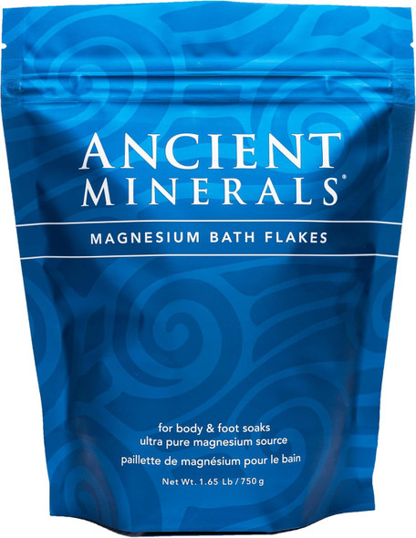 Ancient Minerals Magnesium Bath Flakes - Bathing Alternative To Epsom Salt - Soak In Natural Salts - High-Absorption Efficiency For Relaxation Wellness & Muscle Relief (4 .4 Lb)