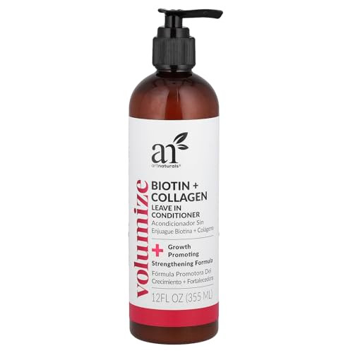 Artnaturals Volumize Biotin + Collagen Leave In Conditioner 12 Fl Oz (355 Ml)