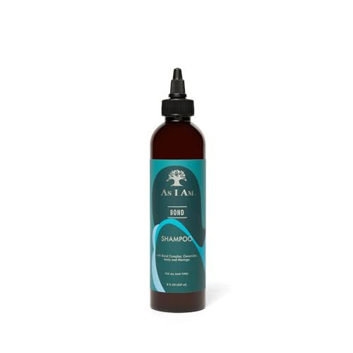 As I Am Bond Repair Shampoo - 8 Oz - With Moringa Amla & Ceramides - Hair Repair Treatment For Damaged Hair