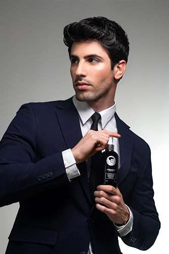Avenue Man Hair Spray For Men - Premium Mens Hairspray Extra Hold - Frizz Control Humidity Resistant & Paraben- Extra Strong Hold Hairspray For Men - Non-Aerosol Formula - All Hair Types (8.5 Oz)