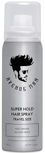 Avenue Man Extreme Hold Hair Spray For Women - Extra Hold Hairspray For Women By Avenue Lady Hair Products - Smooth Finish Nourishing Care & 24-Hour Style Control - Volumizing Spray For All Hair Types - 10 Oz