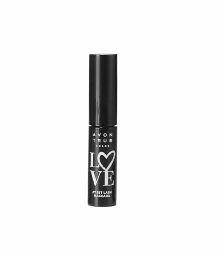 Avon Fmg Love At 1St Lash Mascara Heart-Shaped Fibers For Instant Length & Volume Smudge- Clump- Vegan Formula With Vitamins A C & E Ophthalmologist-Tested .30 Fl. Oz.