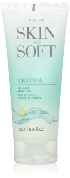 Avon Skin So Soft Original Gelled Body Oil With Jojoba Oil 24-Hour Hydration Fresh Herbal Scent Dermatologist Tested Absorbs Instantly Ãƒ¢Ã¢Š¬Ã¢‚¬Å“ 6.76 Fl. Oz.