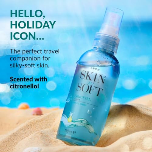 Avon Uniqus - Original Dry Oil Spray With Jojoba Oil 5 Fl Oz (2 Pack)