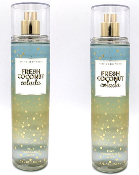 Bath And Body Works Cucumber Melon Fine Fragrance Mists Pack Of 2 8 Oz. Bottles (Cucumber Melon)