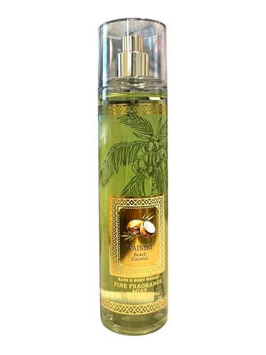 Bath & Body Works Waikiki Beach Coconut Signature Collection Fragrance Mist 8 Fl Oz (Waikiki Beach Coconut)