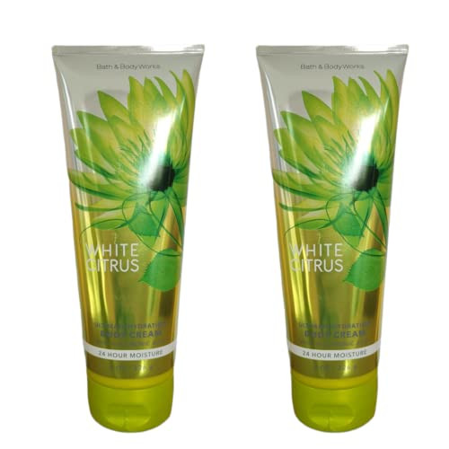 Bath And Body Works  Set Of Of 2 - 8 Oz Body Cream - (White Citrus)