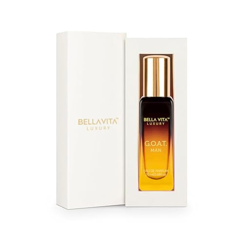 Bellavita Luxury G.O.A.T. Eau De Parfum Travel Size Edition 20 Ml  Long-Lasting Perfume & Cologne For Men  Mini Vanilla Perfume With Bergamot Lavender & Patchouli  Premium Men'S Fragrance